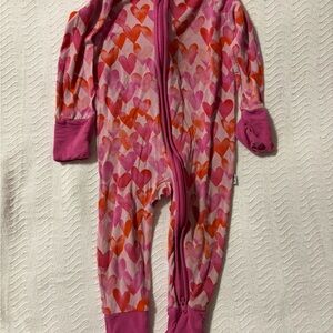 Pink and Red Colorful One Piece Footies